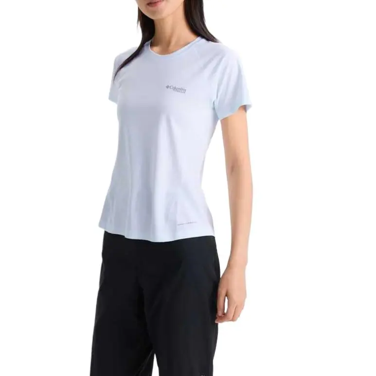 Columbia TITANIUM SS25 Raglan Sleeve T Shirt Women's White
