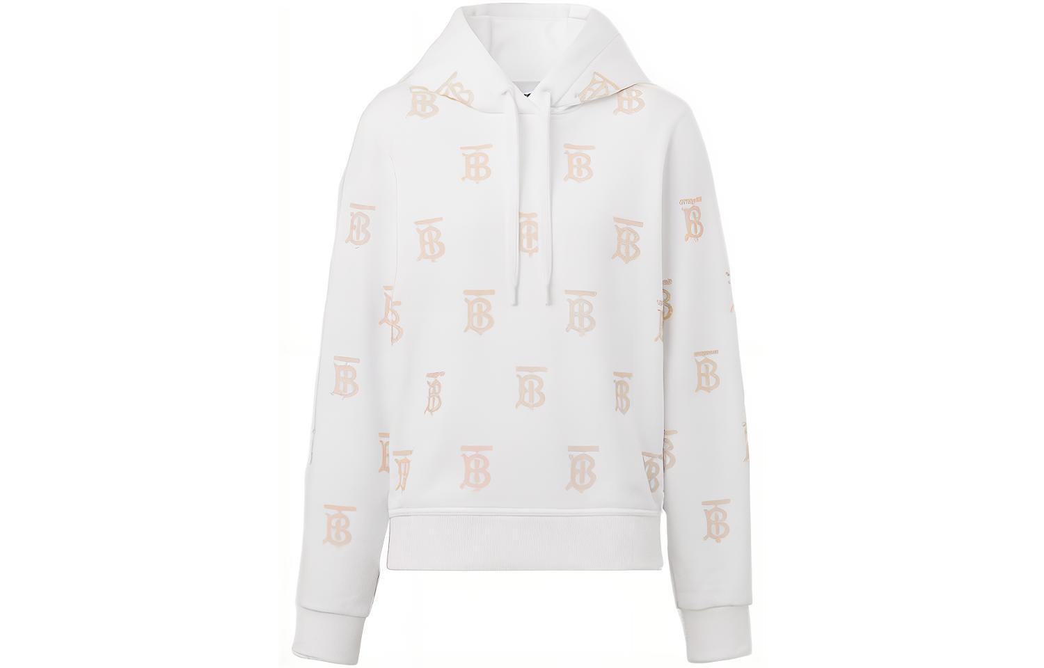 Женское худи Burberry (белое)