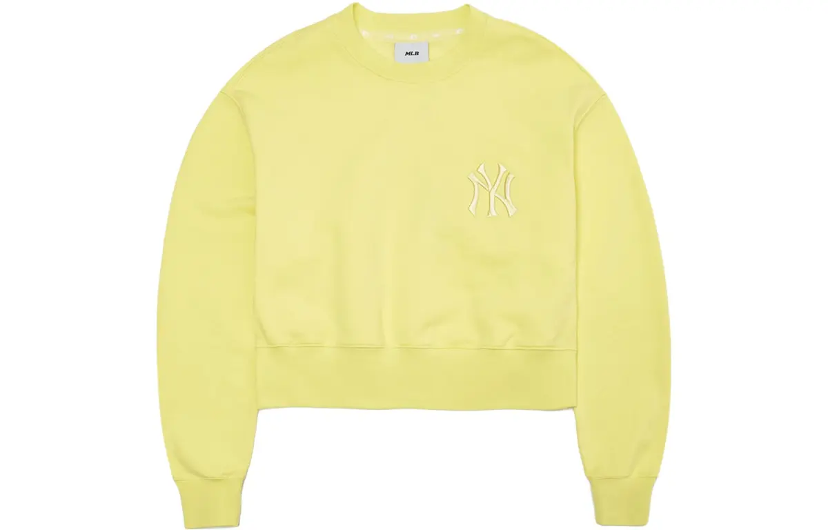 MLB Sweatshirts Women's Yellow Crew Neck Moderate