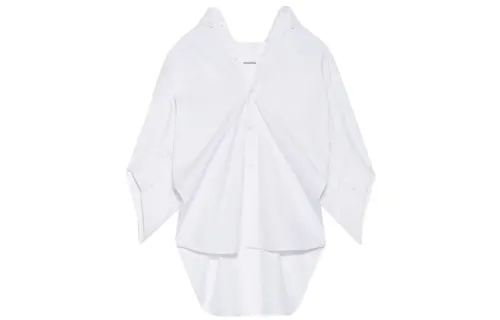 Balenciaga Twisted Swing Shirt 'White'
