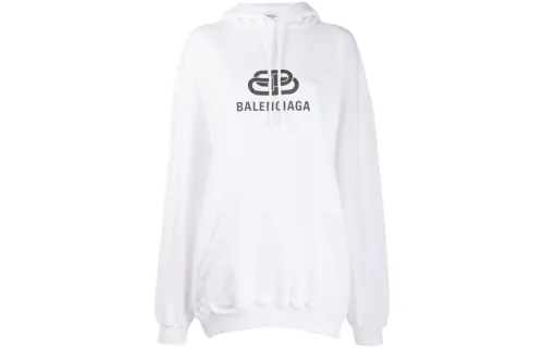 Balenciaga Sweatshirt Regular Fit Women's White