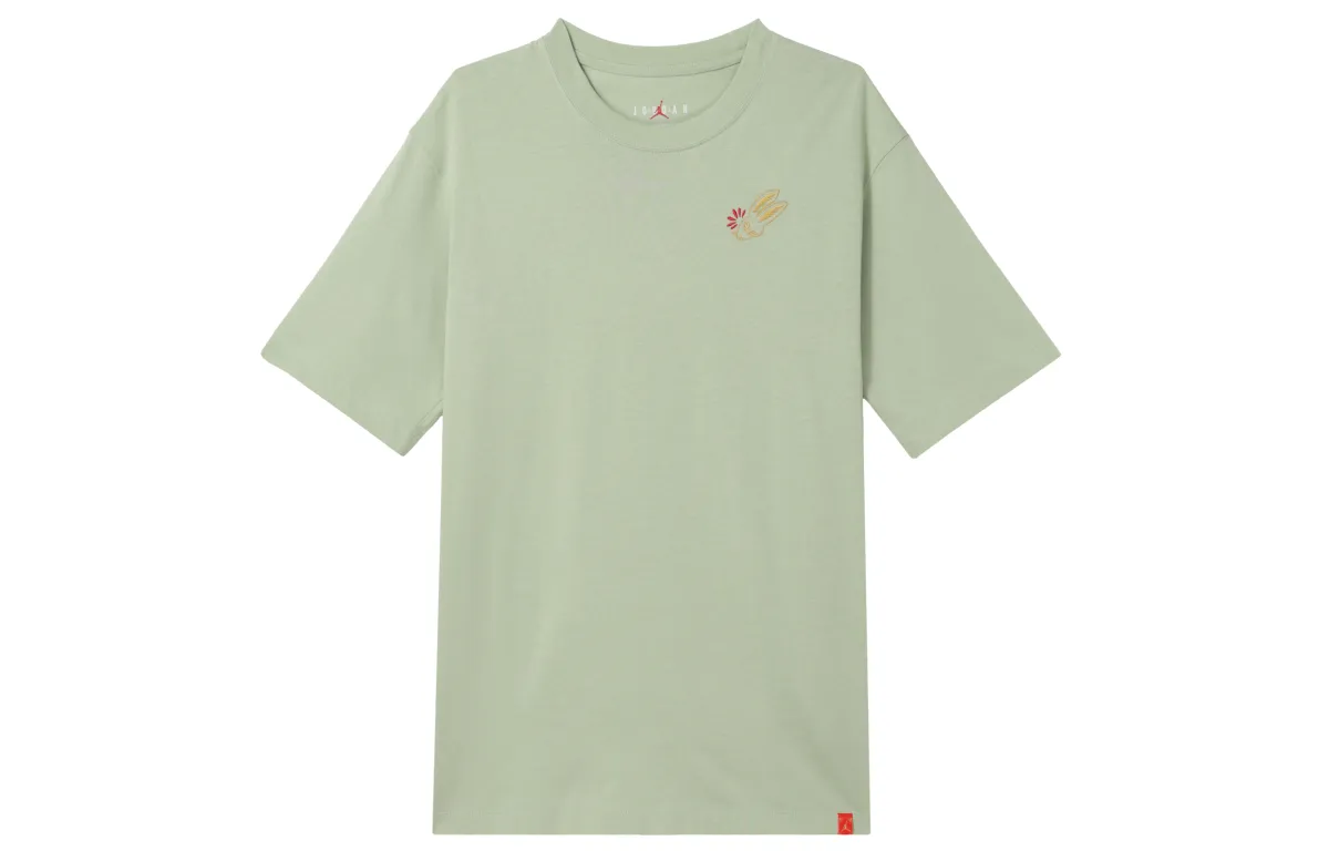 Jordan Drop Shoulder Sleeve T Shirt Women's Green