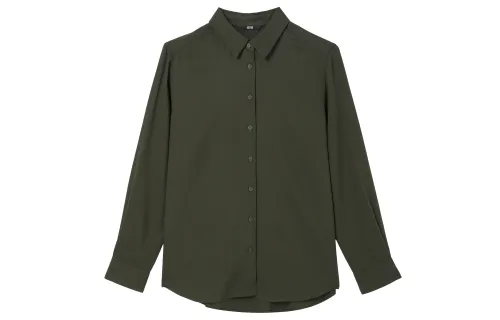 UNIQLO Shirt Women's Dark Olive