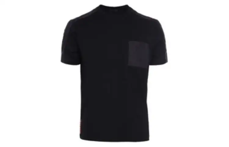 PRADA T Shirts Women's Black Crew Neck Moderate Straight Fit