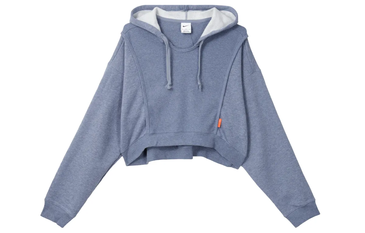 Nike Sweatshirts Women's Blue Hooded Moderate Regular