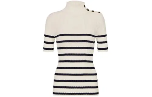 DIOR Quarterly New Products Knitwear Women's White Stand Collar Moderate Other