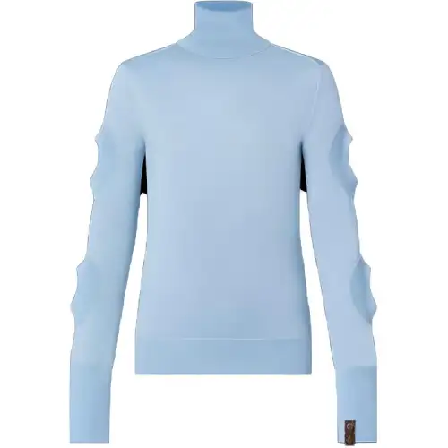 LOUIS VUITTON Cut Out Sleeve Turtleneck Pullover
