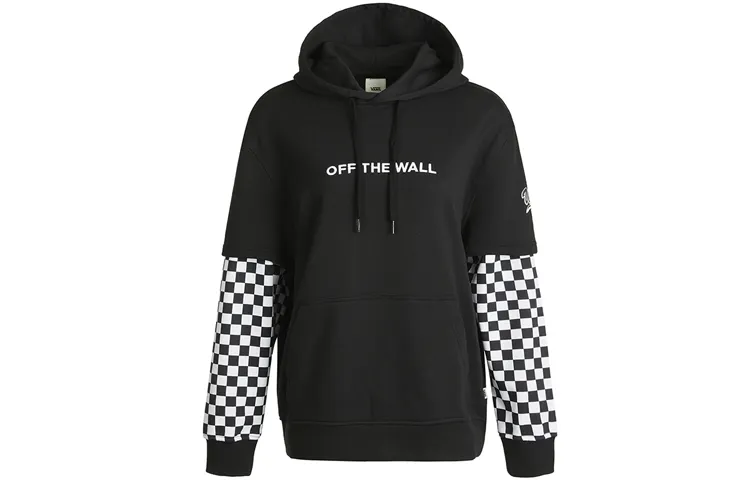 Vans Sweatshirts Women's Black Hooded Moderate Regular