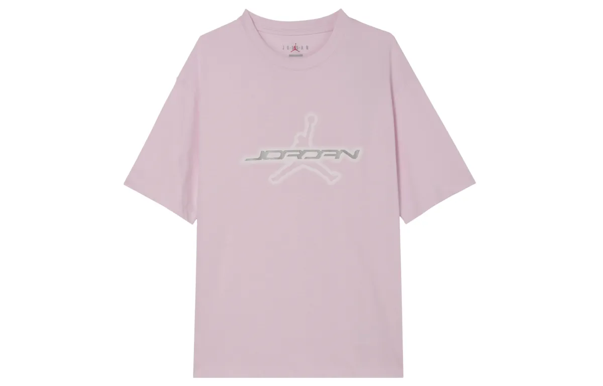 Jordan ESSENTIALS Drop Shoulder Sleeve T Shirt Women's Foam Pink