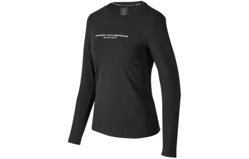 Skechers T Shirt Women's Carbon Black