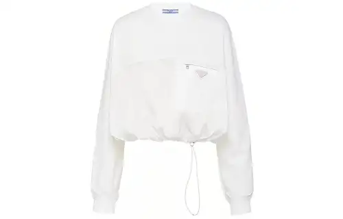 PRADA SS21 Sweatshirt Women's White