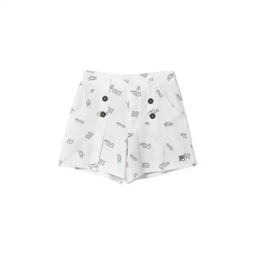 FILA Golf Casual Shorts Unisex White