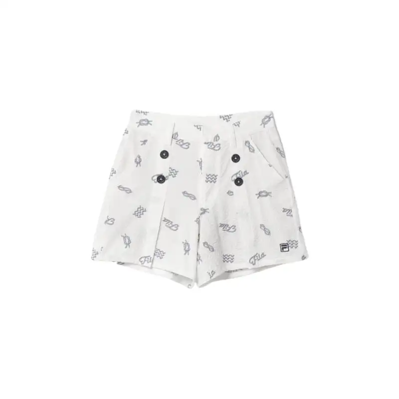 FILA Golf Casual Shorts Unisex White