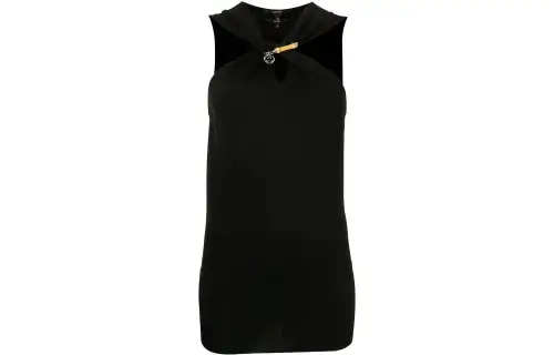 GUCCI Camisoles Women's Black Thin Straight Fit