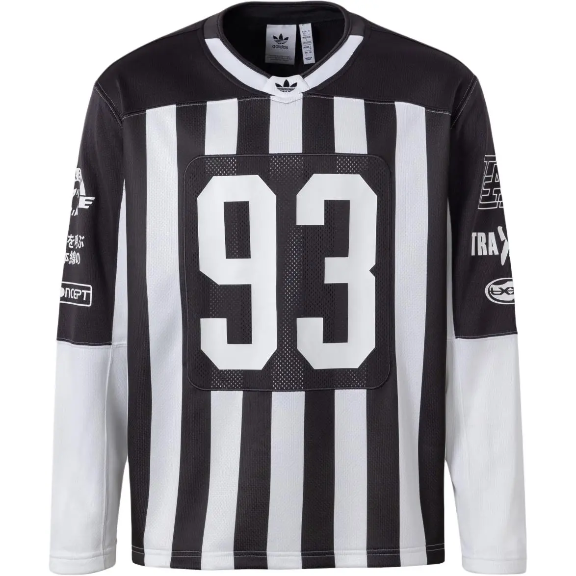Adidas Originals ADILENIUM TEAM '93 JERSEY Soccer Jersey Men's Black White