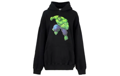 Balenciaga SS22 Sweatshirt Loose Fit Women's Black