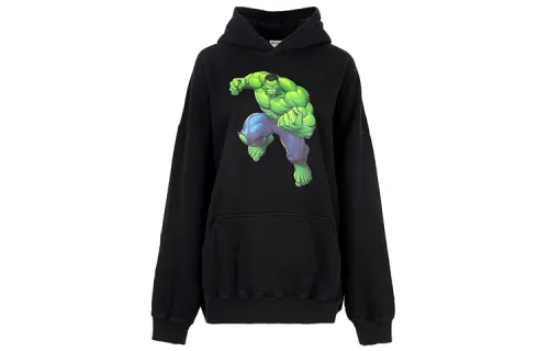 Balenciaga Boxy Hoodie 'Black'