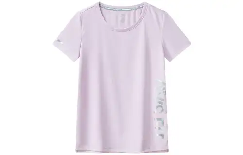 ANTA Variety Training Collection T Shirts Women's Iris Purple Crew Neck Moderate Straight Fit
