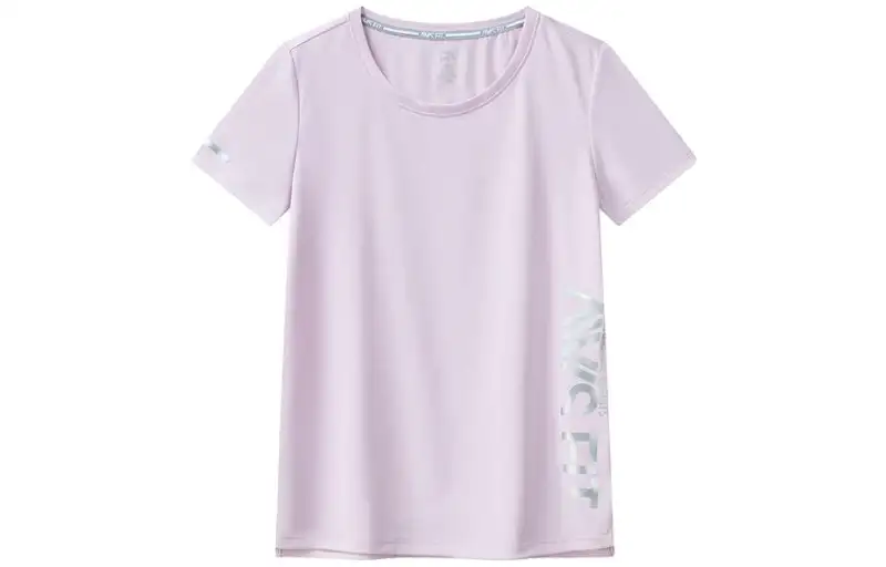 ANTA Variety Training Collection T Shirts Women's Iris Purple Crew Neck Moderate Straight Fit