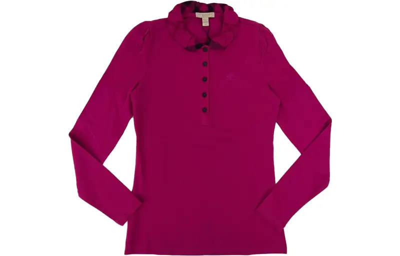 Burberry Polo Shirt Women's Fuchsia