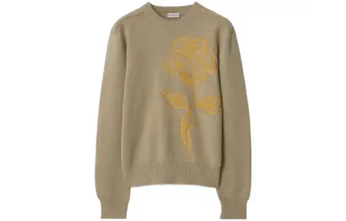【Previous Season】Rose intarsia-knit jumper