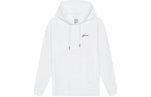 ANTA Sweatshirts Women's Snowflake White Hooded Moderate Regular
