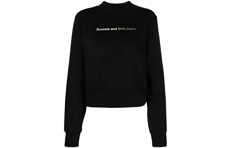 Palm Angels Sunsets-print cotton sweatshirt