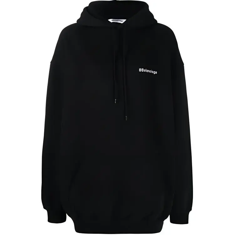 Balenciaga Bb Paris Hoodie 'Black'