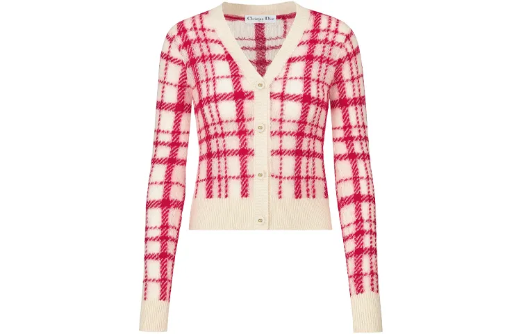 DIOR FW21 Slim Fit Knitwear Women's Red