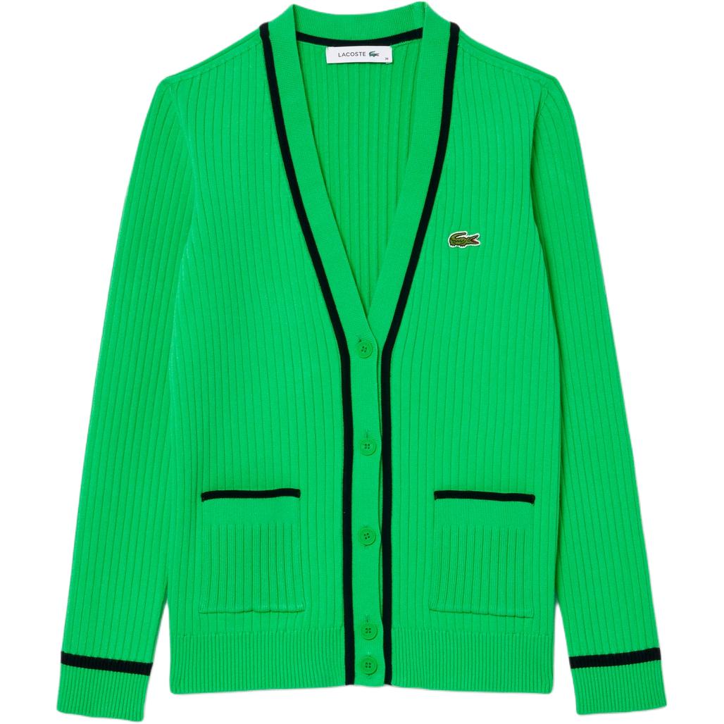 Женский кардиган LACOSTE (зеленый)