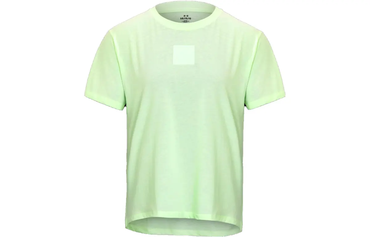 Under Armour Branded T Shirt Women's Light Mint Green