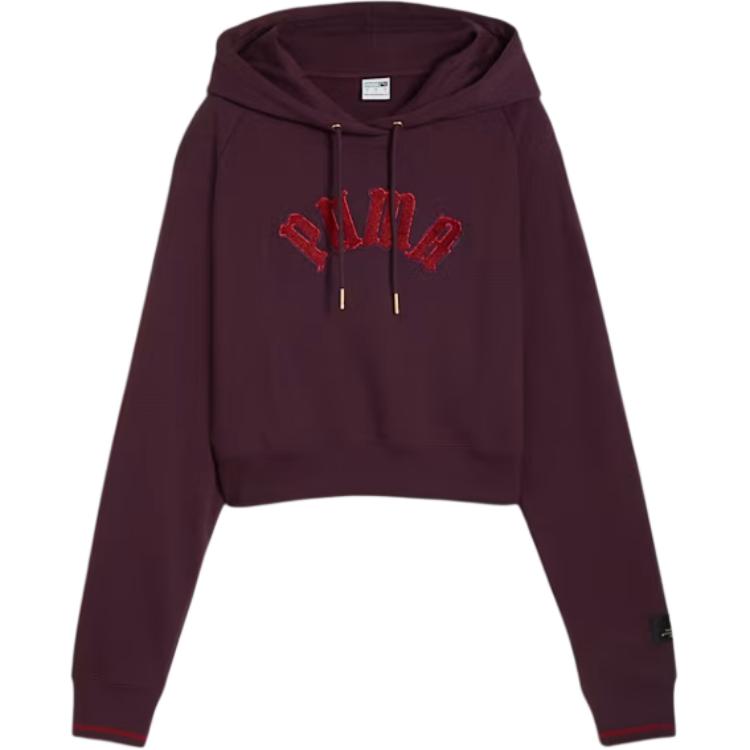 PUMA Classics Relaxedhoodie Sweatshirt Women's Midnight Plum