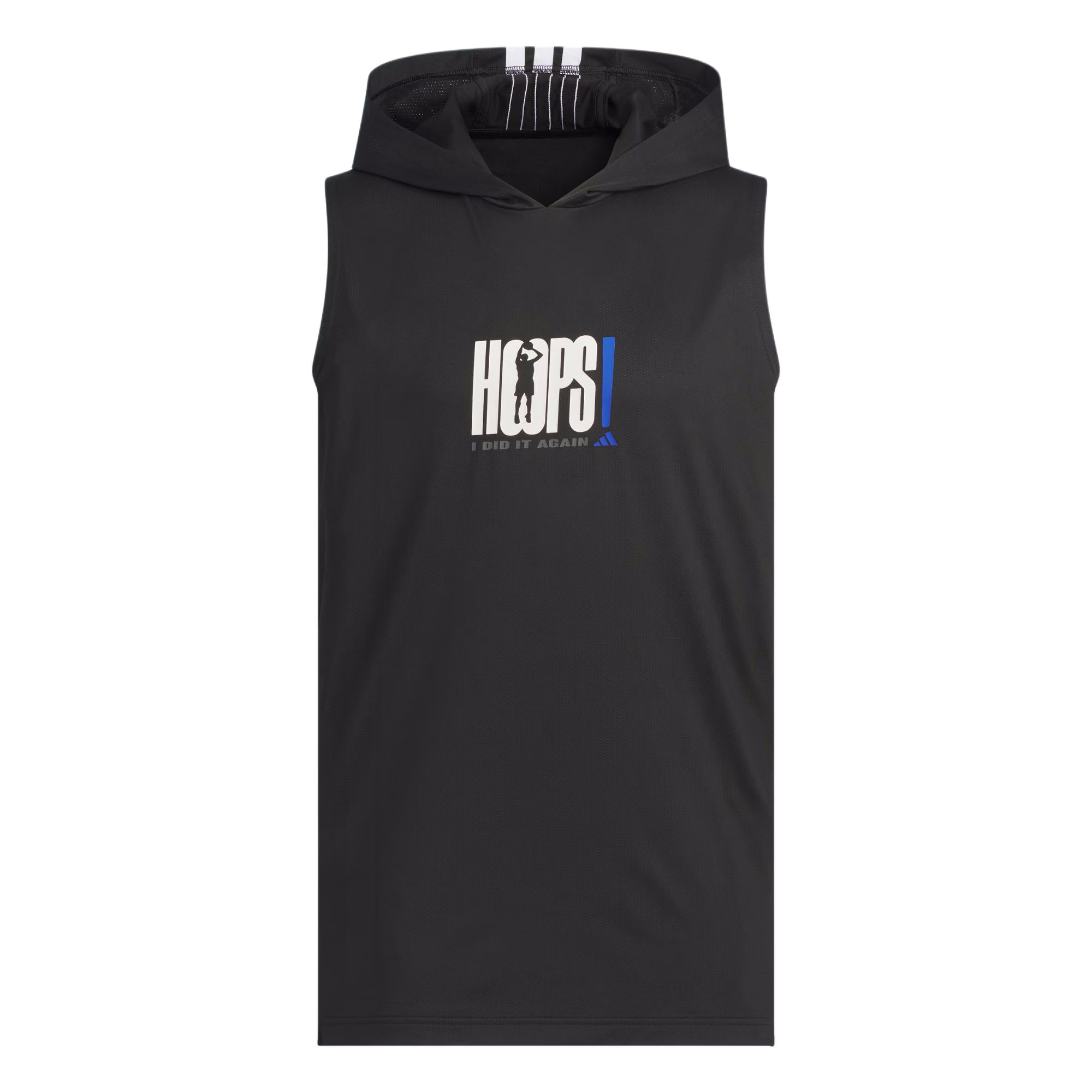 Adidas BASKETBALLHooded Basketball Jersey Unisex Black