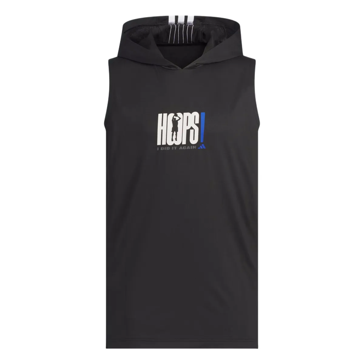 Adidas BASKETBALLHooded Basketball Jersey Unisex Black