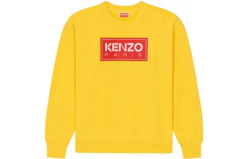 KENZO Logo Patch Drop Shoulder Sweatshirt