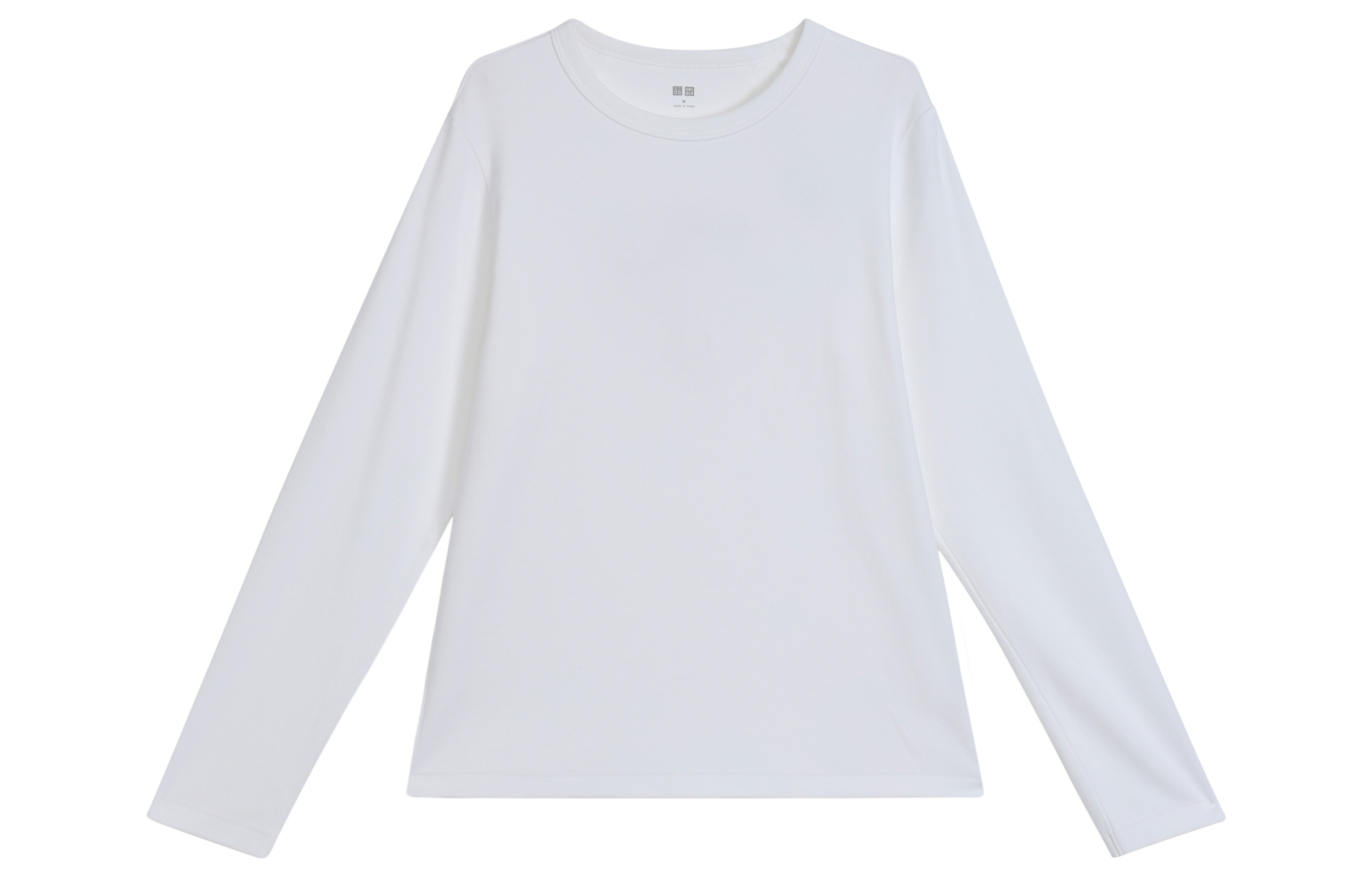 Женская футболка UNIQLO Long Sleeve (белая)