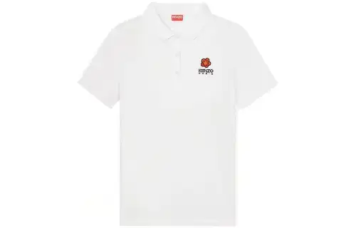 KENZO Logo Embroidered Short-Sleeved Polo Shirt