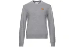 KENZO Knitwear Women's Gray Crew Neck Moderate A Line