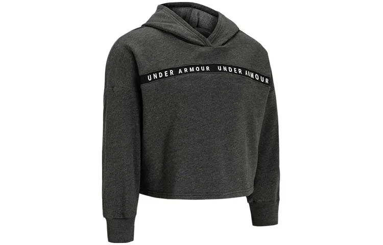 Under Armour Sweatshirts Women's Black Hooded Moderate Regular