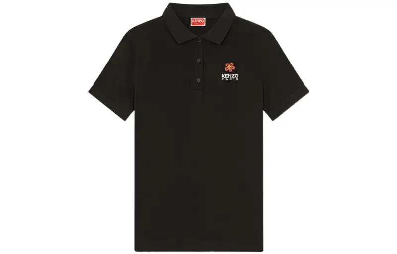 KENZO Logo Embroidery Polo Shirt