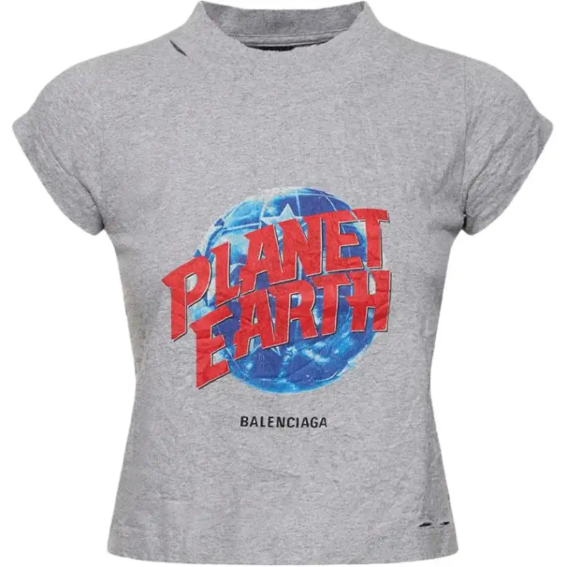Balenciaga T Shirt Women's Gray