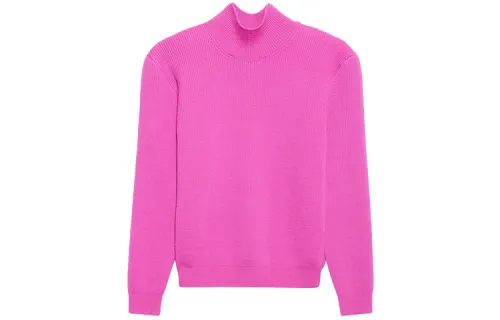 Balenciaga long-sleeve wide shoulder jumper
