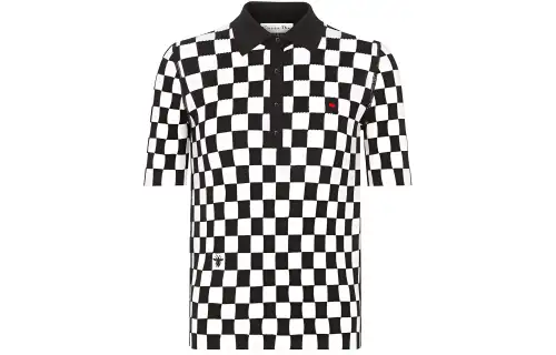 DIOR Quarterly New Products Polo Shirts Women's Black Crew Neck Moderate Other