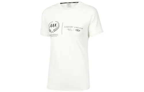 Skechers T Shirts Women's Crew Neck Moderate Straight Fit