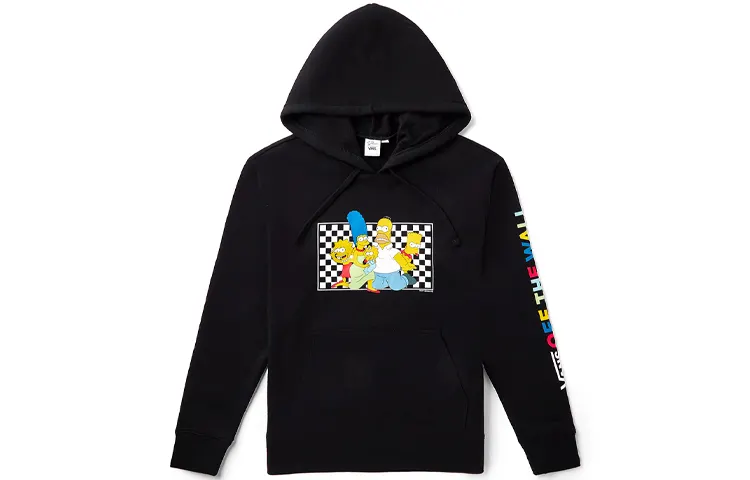 Vans Sweatshirts Women's Black Hooded Moderate Regular