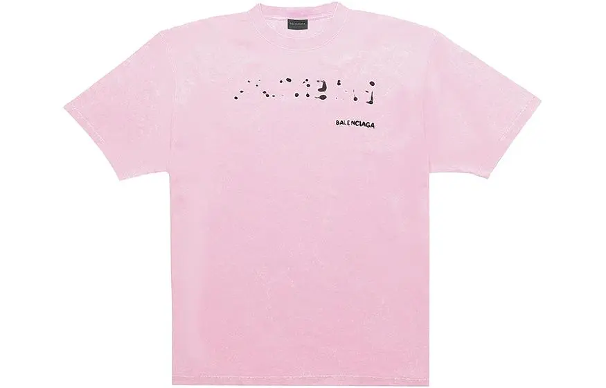 Balenciaga SS23 T Shirt Women's Pink Regular Fit