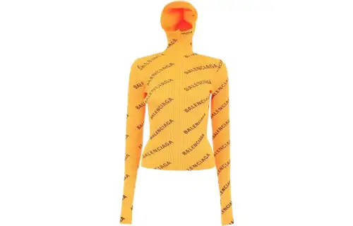 Balenciaga Sweater Slim Fit Women's Yellow