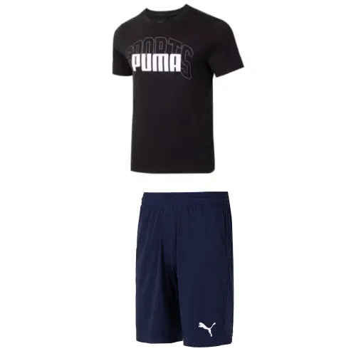 PUMA Casual Sportswear Men's Black/Blue