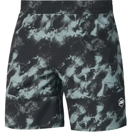 Skechers Casual Shorts Men's Light Ink Black All Over Print