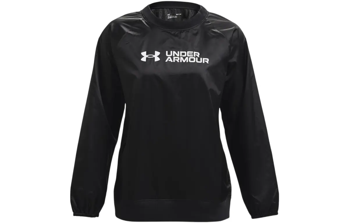 Under Armour RECOVER Sweatshirts Women's Black Crew Neck Moderate Regular